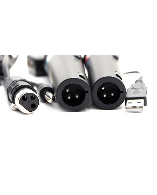 Wired USB Karaoke Microphones (2-Pack)