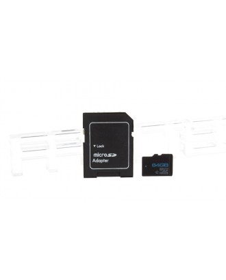 64GB MicroSDHC Memory Card w/ SD Card Adapter