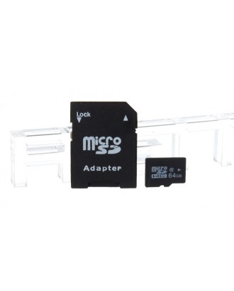 64GB microSDHC Memory Card w/ SD Card Adapter