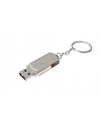 32GB Rotated USB 2.0 Flash Drive w/ Keychain